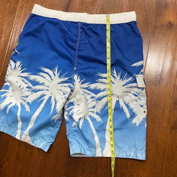 Corona Cerveza Swimming Board Trunks Shorts Blue White Men's Size Extra Large - Picture 7 of 8